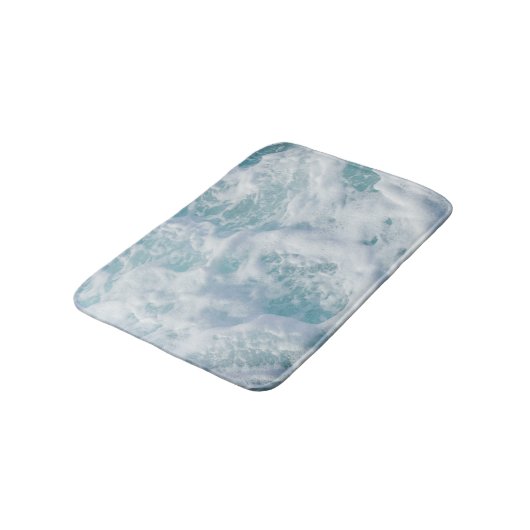 Hübscher Wellenschaum Badematte (Schrägansicht)