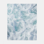 Hübscher Wellenschaum Fleecedecke (Vorderseite)