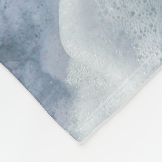 Hübscher Wellenschaum Fleecedecke (Ecke)