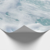 Hübscher Wellenschaum Geschenkpapier (Ecke)