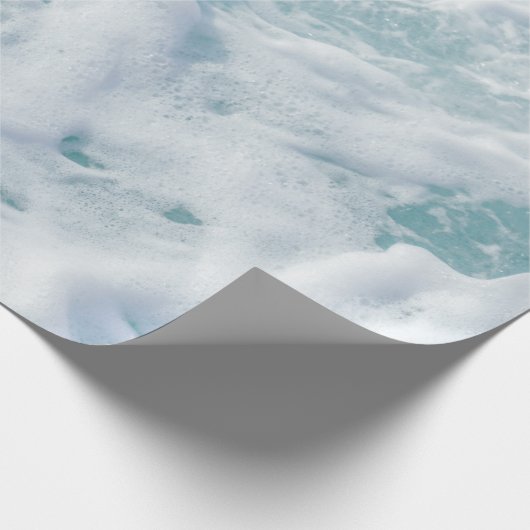 Hübscher Wellenschaum Geschenkpapier (Ecke)