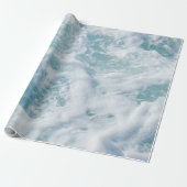Hübscher Wellenschaum Geschenkpapier (Ungerollt)