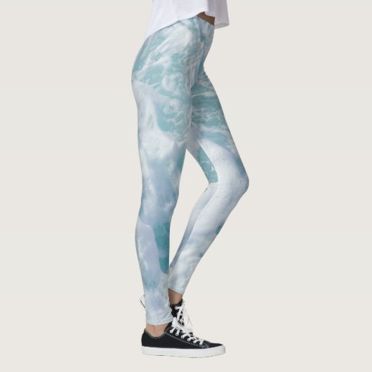 Hübscher Wellenschaum Leggings (Rechts)