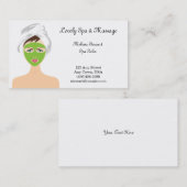 Hübscher Wellness-Center und Visitenkarte (Vorne/Hinten)