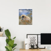 Hübscher Welpe Poster (Heimbüro)