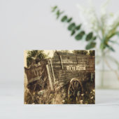 Hübscher Western, der neue Anschrift Rustikales La Ankündigungspostkarte (Stehend Vorderseite)