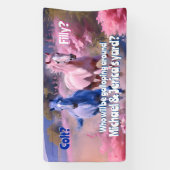 Hübscher Western- oder Farbstil Banner (Vertikal)