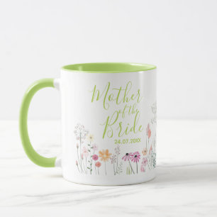 Hübscher Wildblumen-Mutter-der-Braut-Becher Tasse