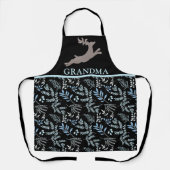 Hübscher Winter Botanische Weihnachtsweihnachtsbau Schürze (Vorderseite)