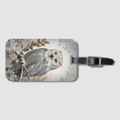 Hübscher Winterschnee Gepäckanhänger (Vorderseite (Horizontal))