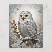 Hübscher Winterschnee Postkarte (Vorderseite)