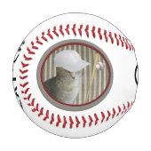 Hübscher Witz "Katz-ch-Katze" Baseball (Vorderseite Links)