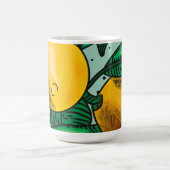 Hübscher Zitronen Kaffeebecher Kaffeetasse (Mittel)
