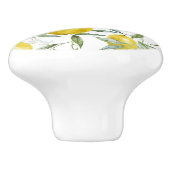 Hübscher Zitronenbaum Sommer Keramikknauf (Seitenansicht)