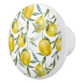 Hübscher Zitronenbaum Sommer Keramikknauf (Rechts)