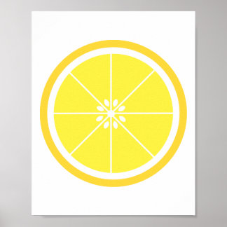Hübscher Zitrusfrüchteeschmalz Poster