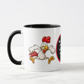 Hübscher, zorniger Kaffeemaschine Tasse (Links)