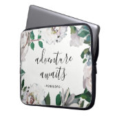 Hübsches Abenteuer mit Namen Laptopschutzhülle (Vorderseite Links)