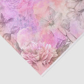 Hübsches Abstraktes Blumendesign Seidenpapier (Ausschnitt)