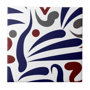 Hübsches abstraktes Muster Fliese