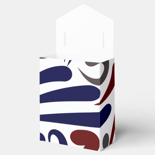 Hübsches abstraktes Muster Geschenkschachtel (Geöffnet)