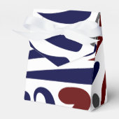 Hübsches abstraktes Muster Geschenkschachtel (Vorderseite)