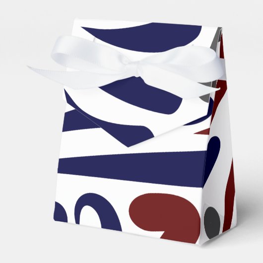 Hübsches abstraktes Muster Geschenkschachtel (Vorderseite)
