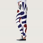 Hübsches abstraktes Muster Leggings (Links)