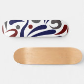 Hübsches abstraktes Muster Skateboard (Horizontal)