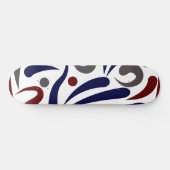 Hübsches abstraktes Muster Skateboard (Horizontal)