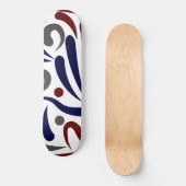 Hübsches abstraktes Muster Skateboard (Vorderseite)