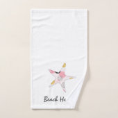 Hübsches Abstraktes Starfish Beach House Badhandtuch Set (Handtuch)
