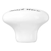 Hübsches Abstraktes Starfish Beach House Keramikknauf (Seitenansicht)