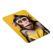 Hübsches Affenportrait Magnet (Rechte Seite)