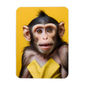 Hübsches Affenportrait Magnet (Vertikal)