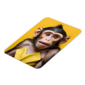 Hübsches Affenportrait Magnet (Linke Seite)
