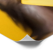 Hübsches Affenportrait Poster (Ecke)