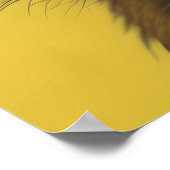 Hübsches Affenportrait Poster (Ecke)
