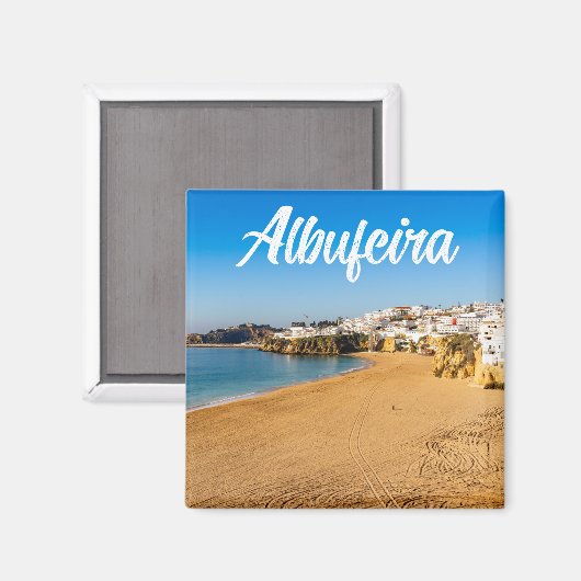 Hübsches Albufeira an der Algarve in Portugal Magnet (Vorderseite/Rückseite)