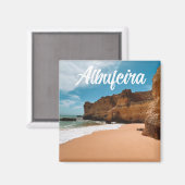 Hübsches Albufeira an der Algarve in Portugal Magnet (Vorderseite/Rückseite)