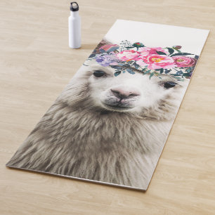 Hübsches Alpaka Yogamatte