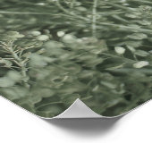 Hübsches Alter Grüne Pflanze Wildes Foto Poster (Ecke)