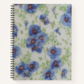 Hübsches, altmodisches Violets Bullet Journal Notizblock (Vorderseite)