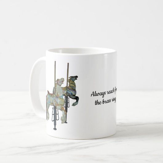 Hübsches Angebot für Karussell-Pferde Kaffeetasse (Vorderseite Links)
