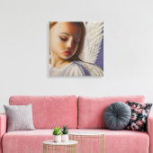 Hübsches Angel-Kind Leinwanddruck (Insitu (Wohnzimmer))