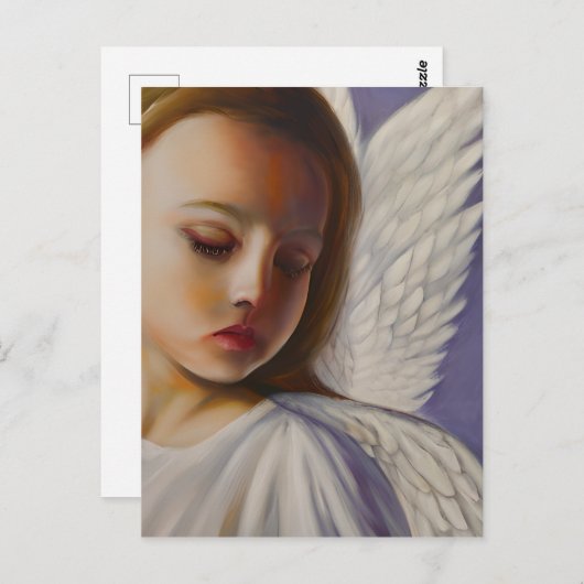 Hübsches Angel-Kind Postkarte (Vorne/Hinten)