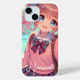 Hübsches Anime-Girl Case-Mate iPhone Hülle