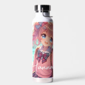 Hübsches Anime-Girl Trinkflasche (Links)
