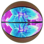 Hübsches Aqua Blue Stargazer Livio Lila Basketball (Vorderseite)