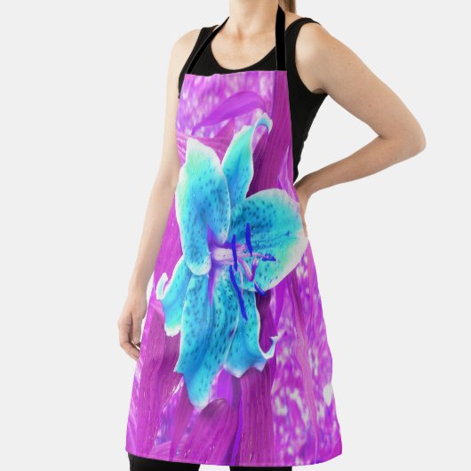 Hübsches Aqua Blue Stargazer Livio Lila Schürze (InSitu)